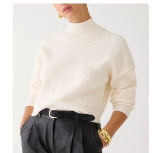 New J.Crew Ribbed Turtleneck Sweater In Stretch Yarn